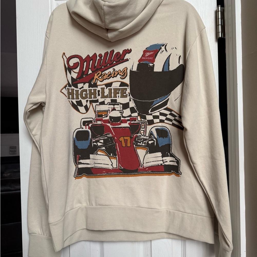 Miller High Life Racing Hoodie Sweatshirt Small